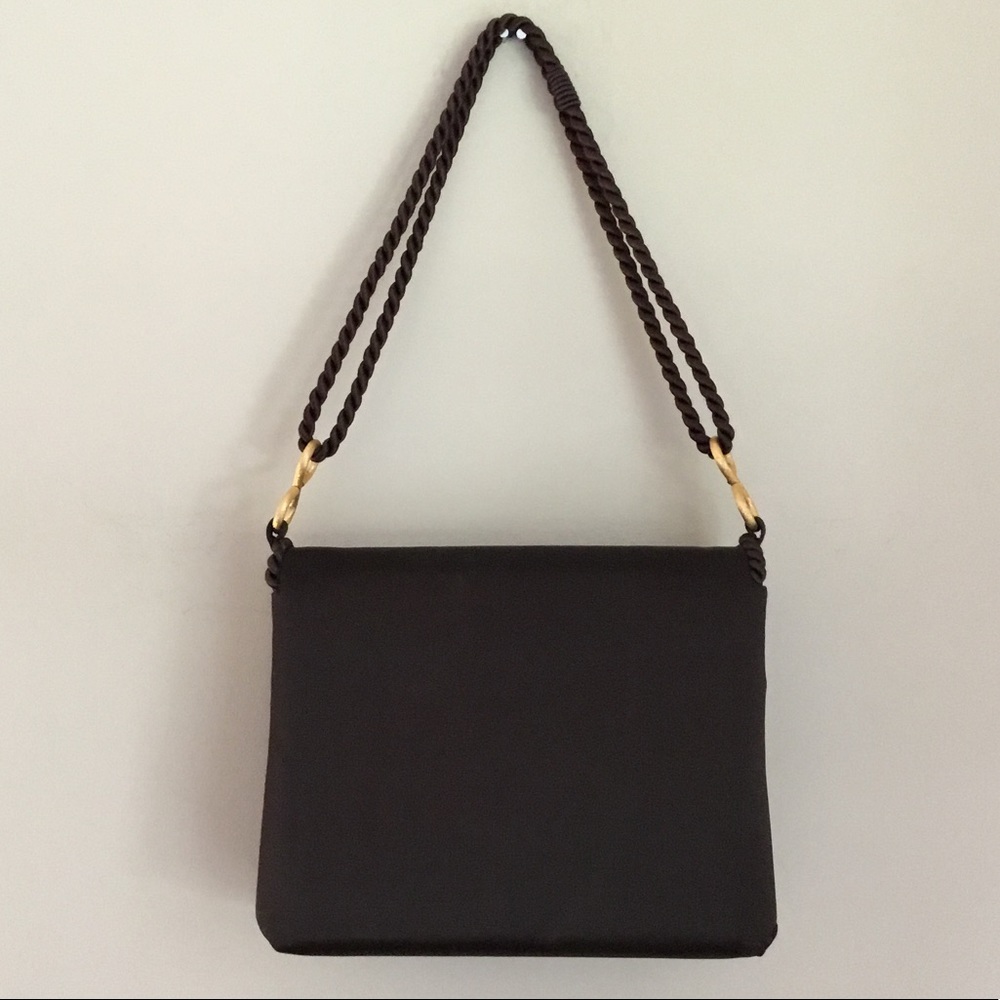 Vintage 50’s-60’s Walborg Brown Satin Bag - Picture 11 of 11